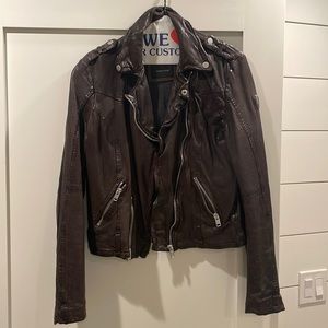 Mauritius Brown Leather Jacket